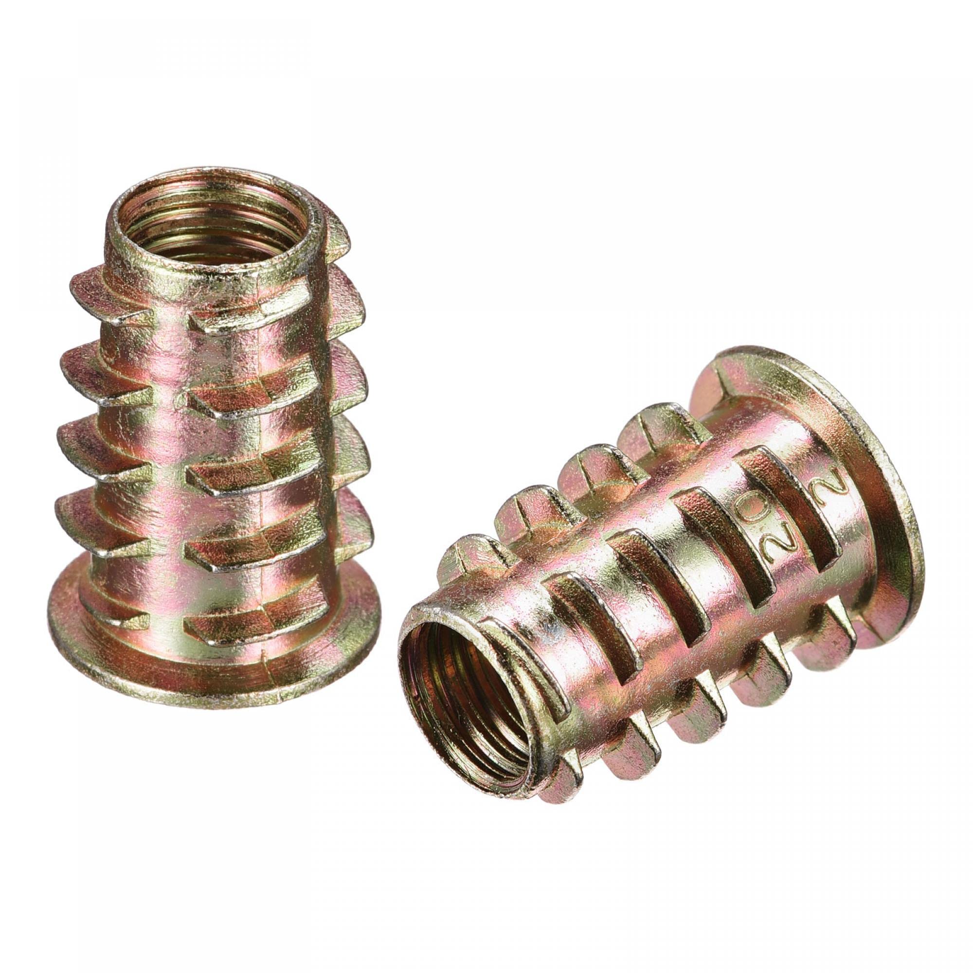 Amazon.com: uxcell M8x20mm Furniture Screw-in Nut Zinc Alloy